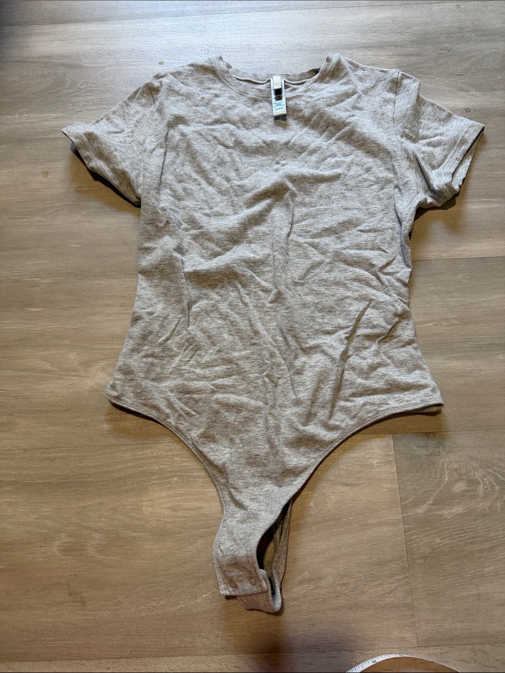 Skims gray body suit size medium